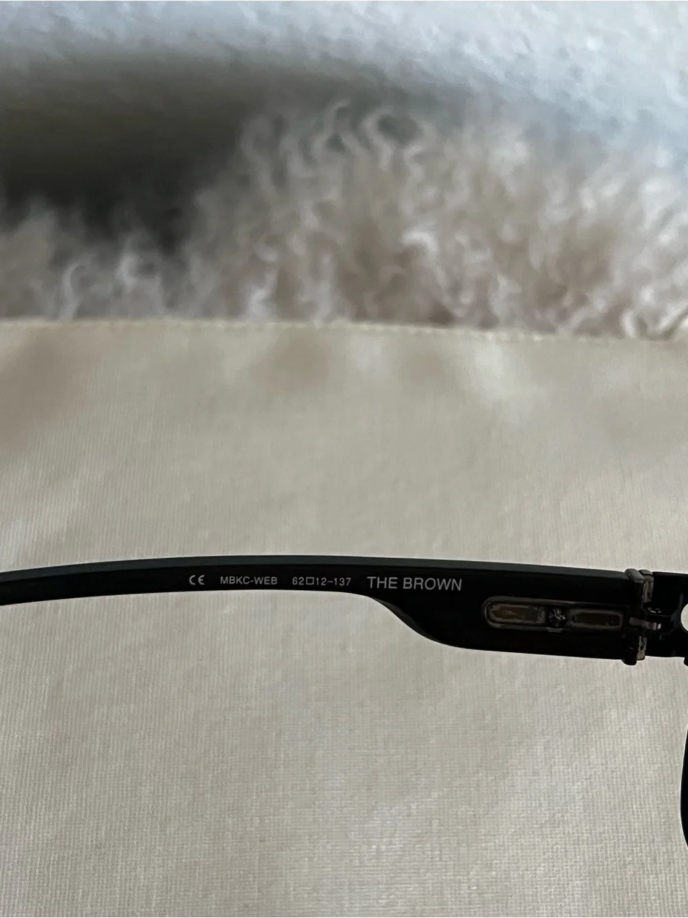Chrome Hearts Black Leather Sunglasses with Dark Smoke Lenses Exotic Wood.